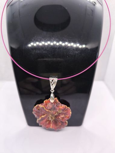 "Sunlit Hibiscus" Earrings