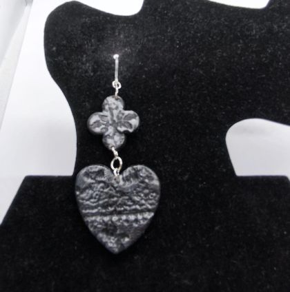 “Silver Night” Boho Hearts