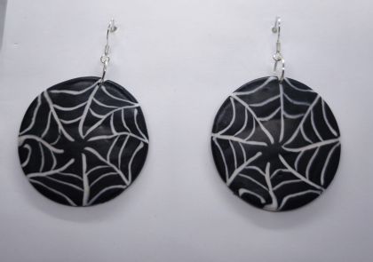 Midnight Web Earrings