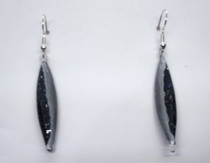 Silver Galaxy Earrings