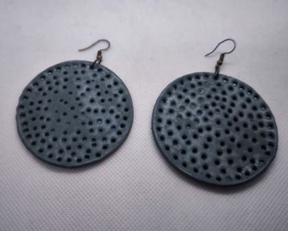 Midnight Craters Earrings